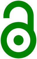 Green open access logo