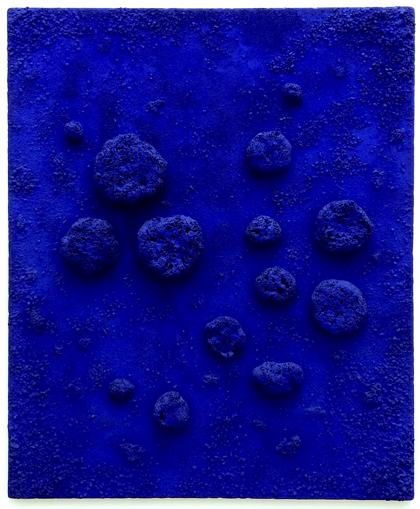 L'Accord Bleu artwork by Yves Klein using International Klein Blue pigment