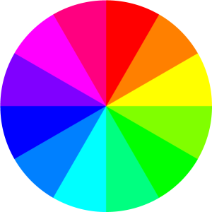 Colour wheel - hue