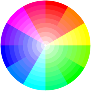 Colour wheel - tint