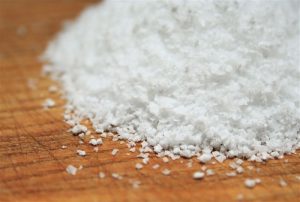 A pile of kosher salt.